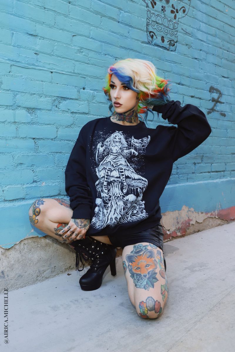 Alice Down The Rabbit Hole Sweatshirt