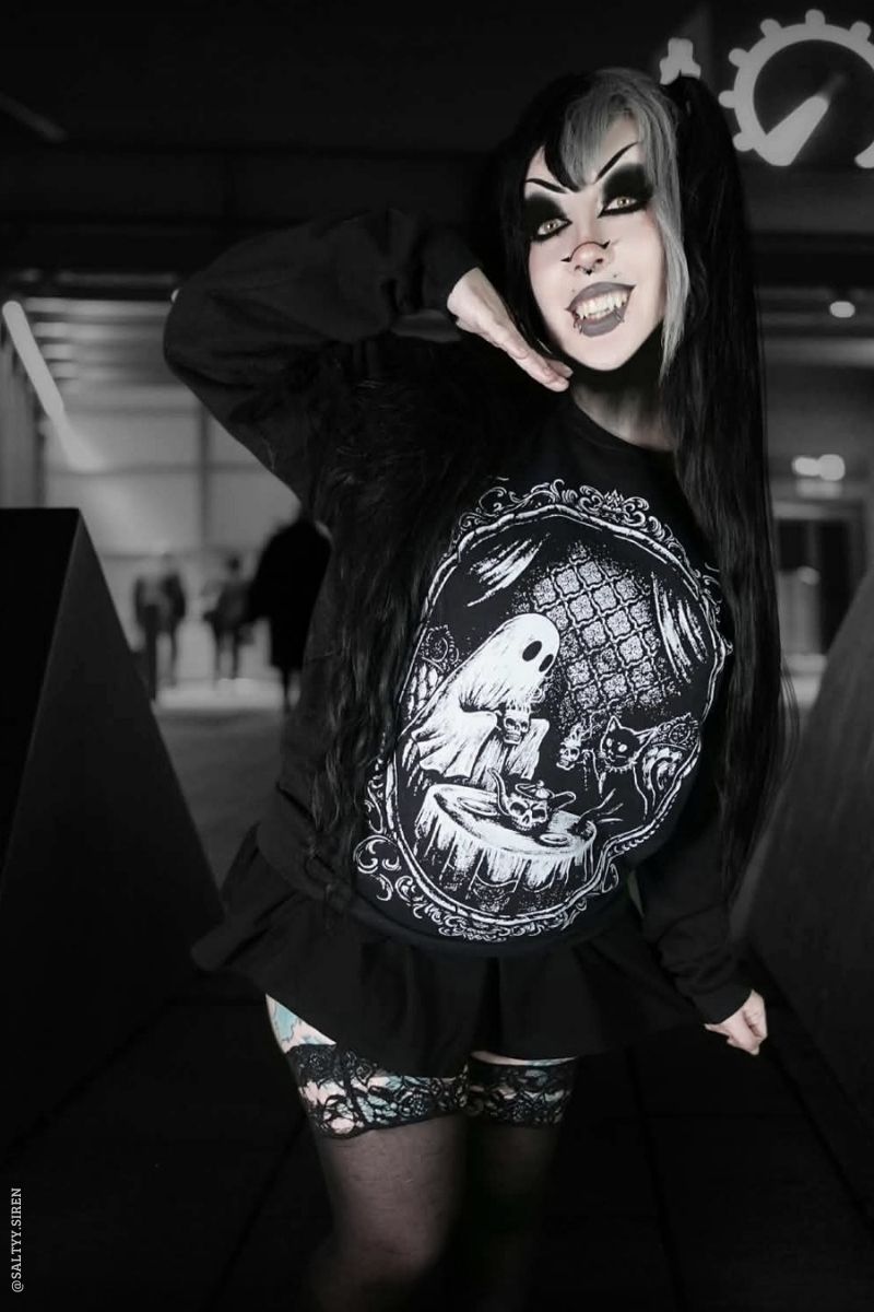 Ghostly Tea Time Sweatshirt