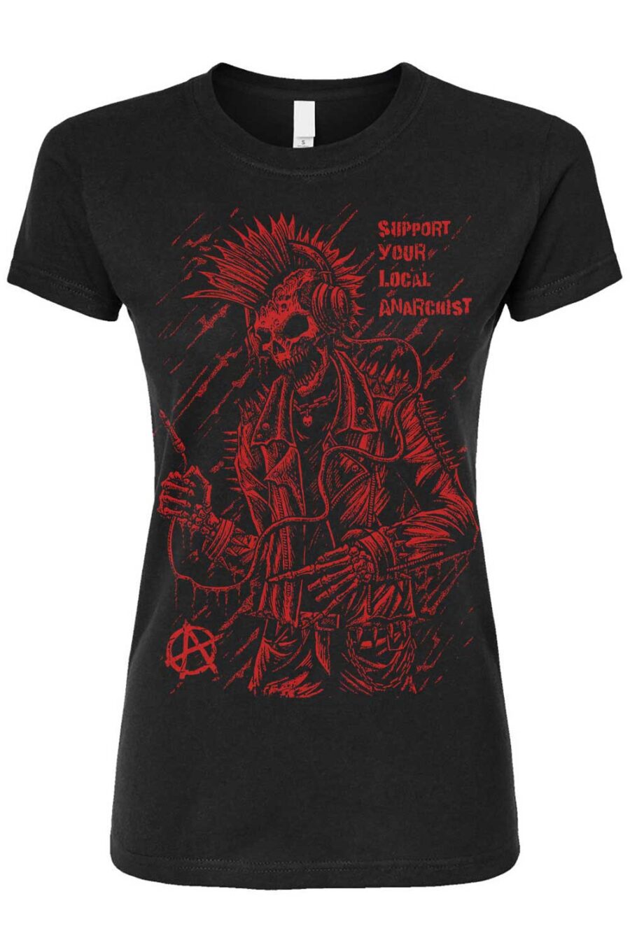Punk's Not Dead T-shirt [Red]