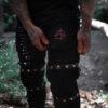 Annihilate Safety Pin Studded Pants