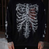 Bleeding Heart Skeleton Hoodie