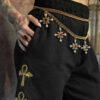 Batwing Ankh Sweat Shorts [Unisex]