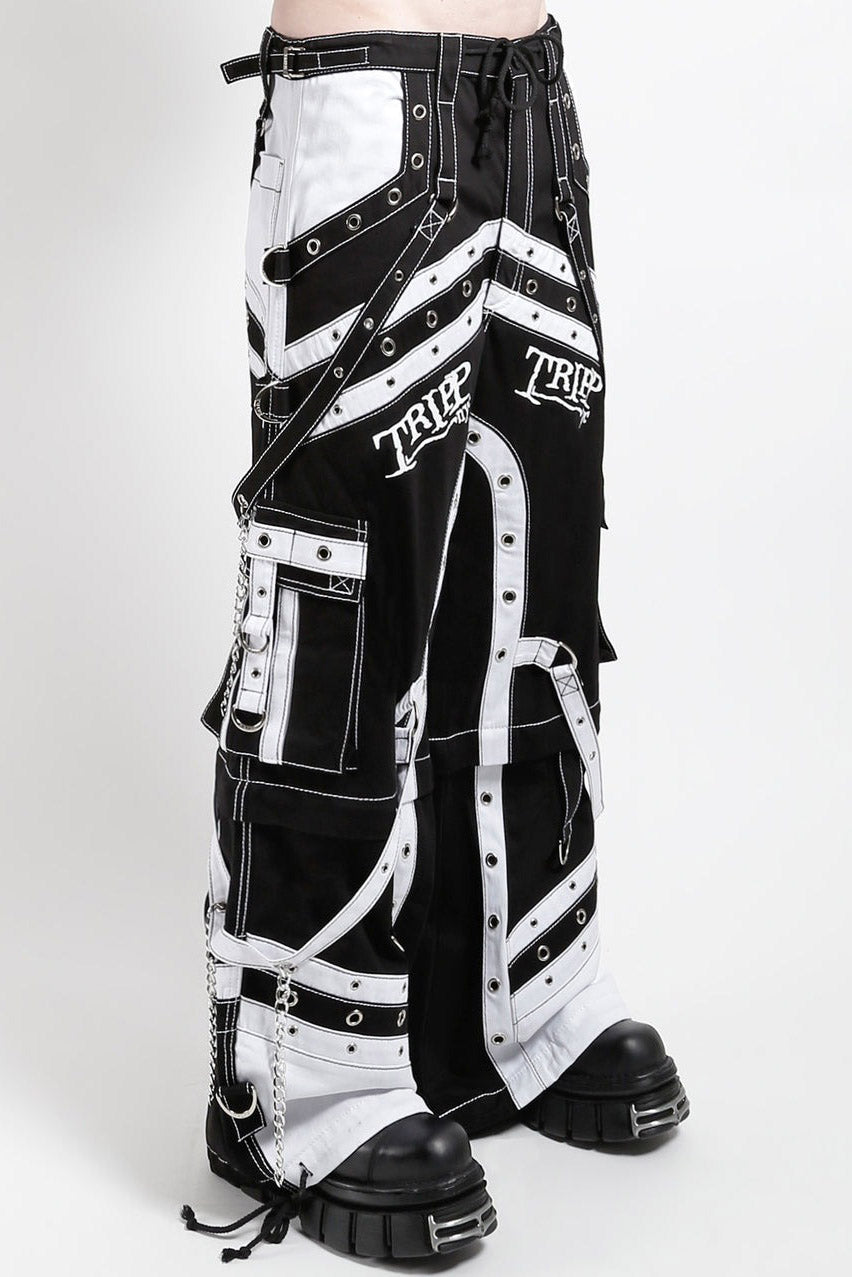 Tripp NYC Off Track Pants [BLACK/WHITE]