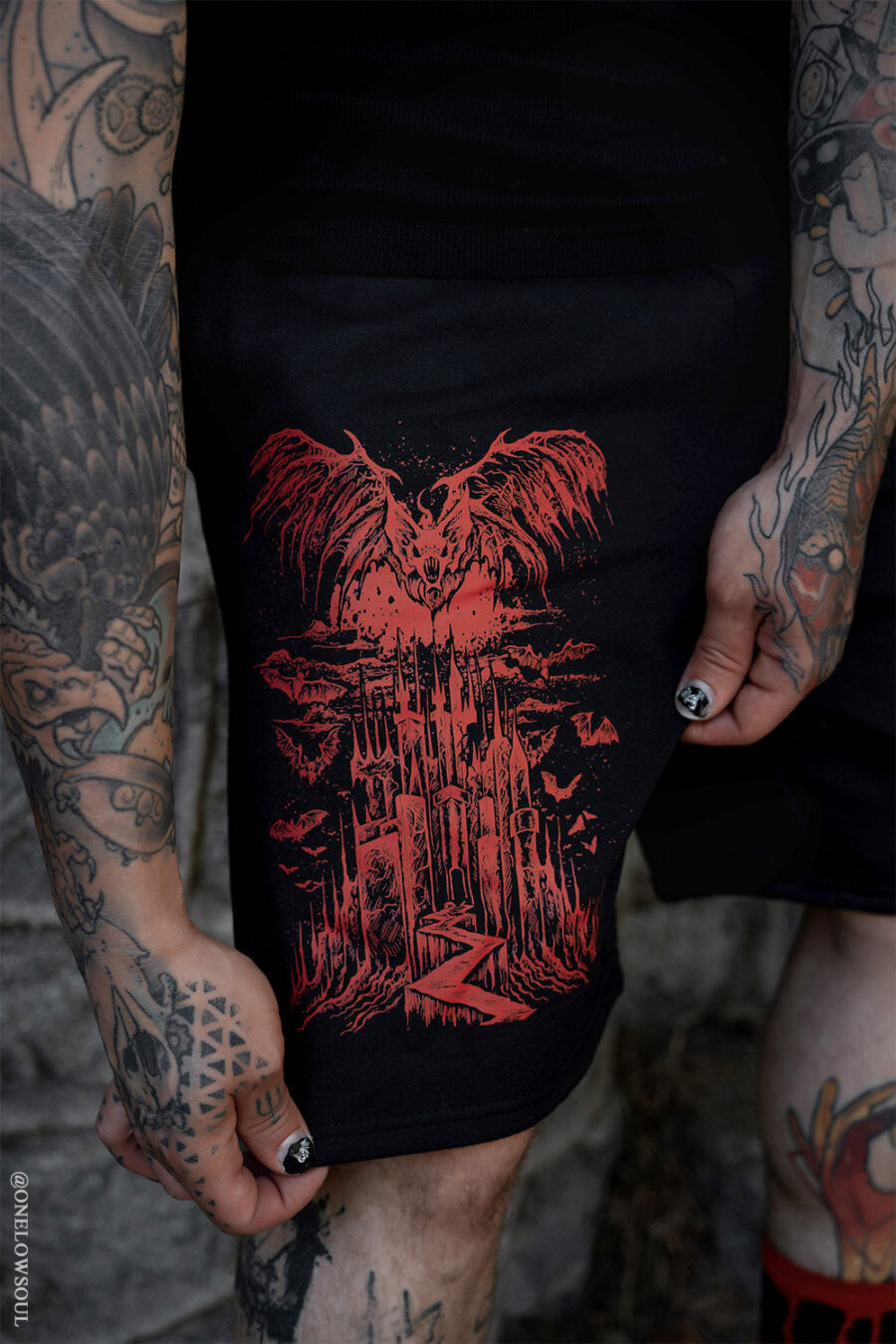 Vampire Castle Sweat Shorts [Unisex]