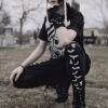 Vampire Bat Joggers [WHITE BATS]