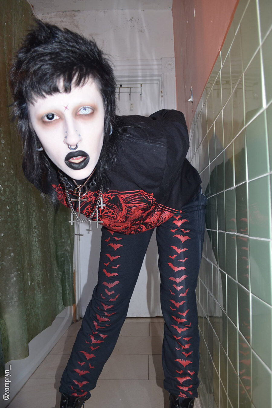 Vampire Bat Joggers [RED BATS]