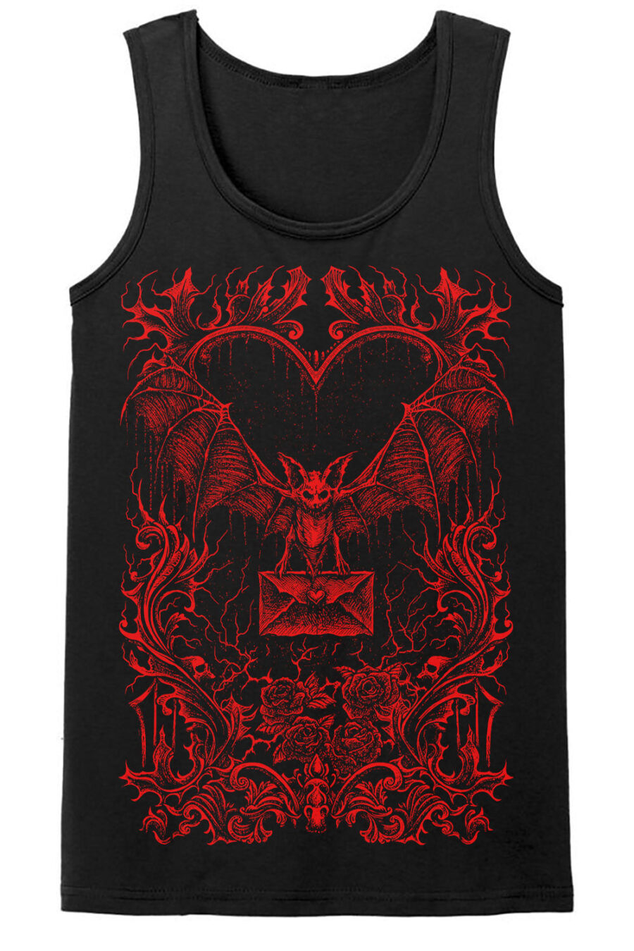 Bat Romance T-shirt [Blood Red]