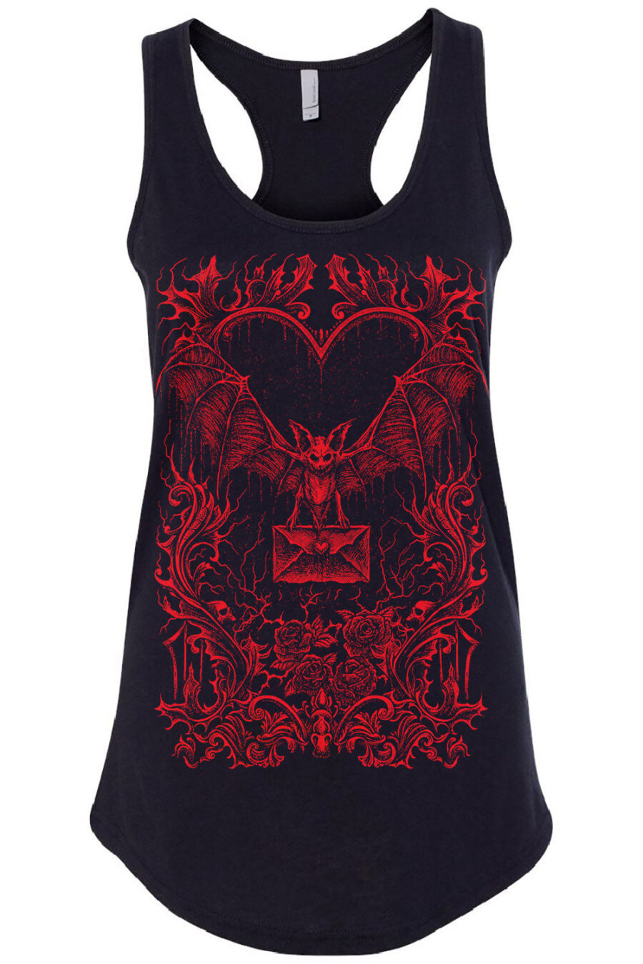 Bat Romance T-shirt [Blood Red]