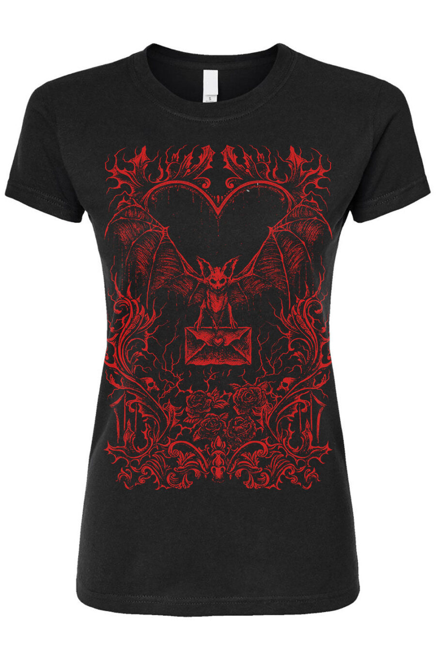 Bat Romance T-shirt [Blood Red]