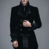 Black Blooded Velvet Coat