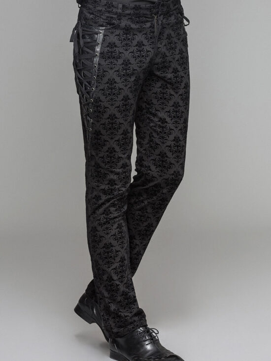 Dark Shadows Lace-Up Pants