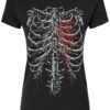 Bleeding Heart Skeleton T-shirt