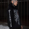 Bleeding Heart Skeleton Hoodie