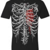 Bleeding Heart Skeleton T-shirt