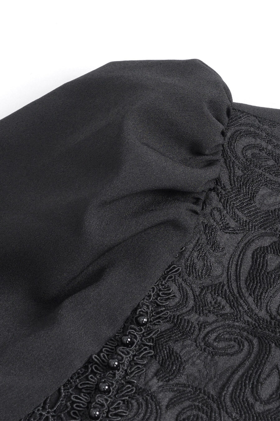 Lestat Button Down Damask Top