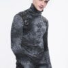 Cadaver Ripped Turtleneck Top