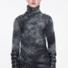 Cadaver Ripped Turtleneck Top