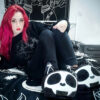 Skelekitty Slippers