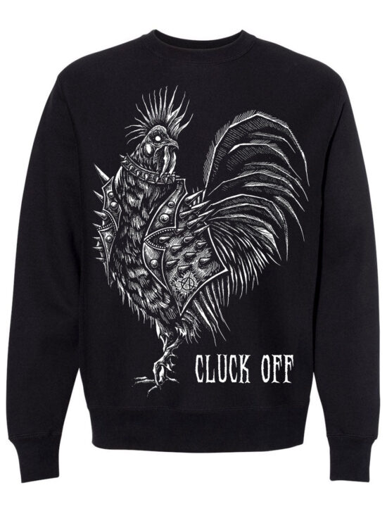 Punk Rock Chicken Sweatshirt