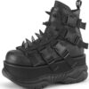 Coffin Nails Spiked Boots [NEPTUNE-68]