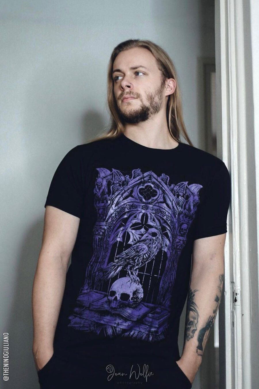Quoth the Raven T-shirt [PURPLE]