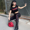 Vampire Bat Joggers [RED BATS]
