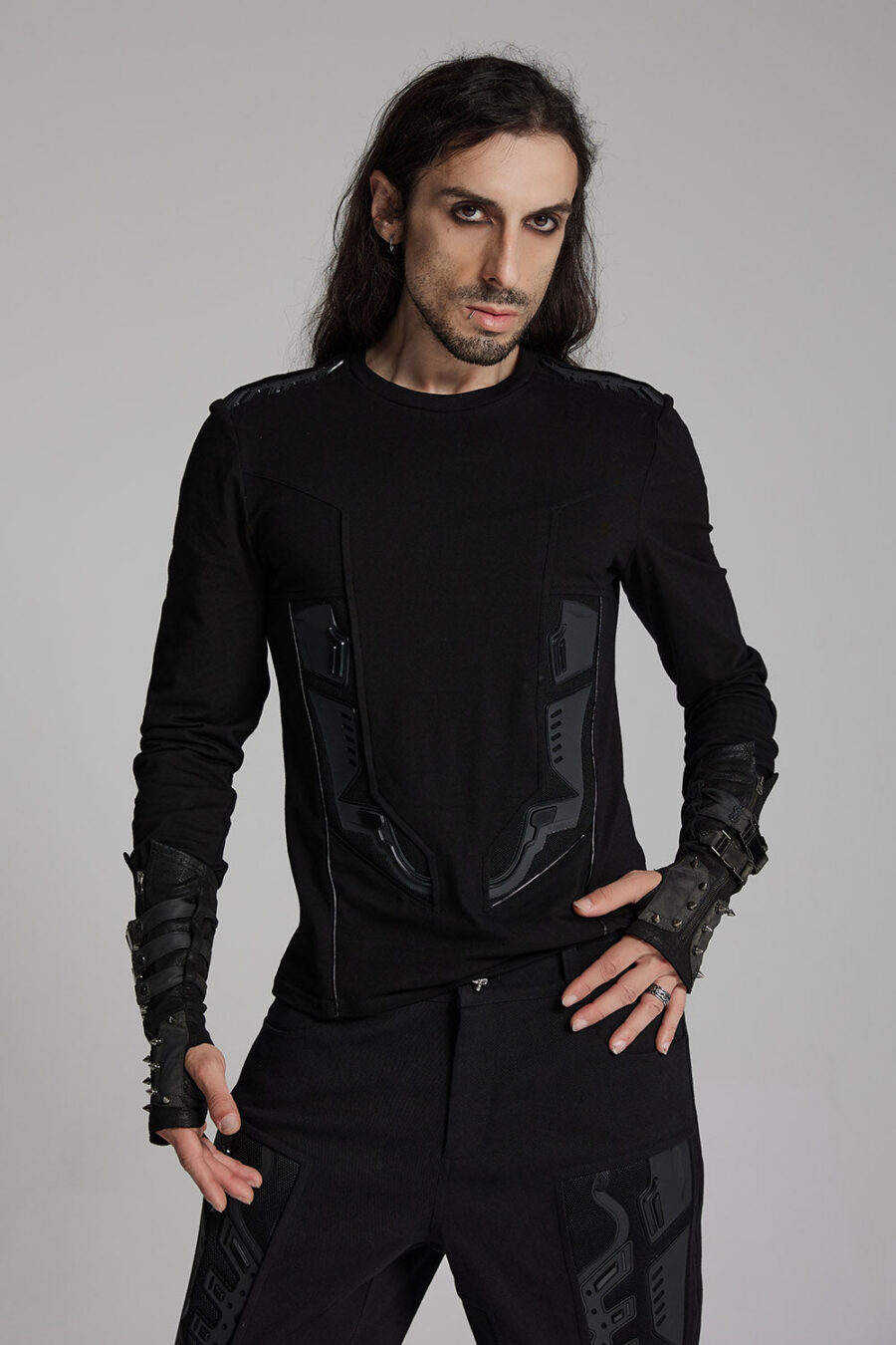 Cyber Techwear Armored Top