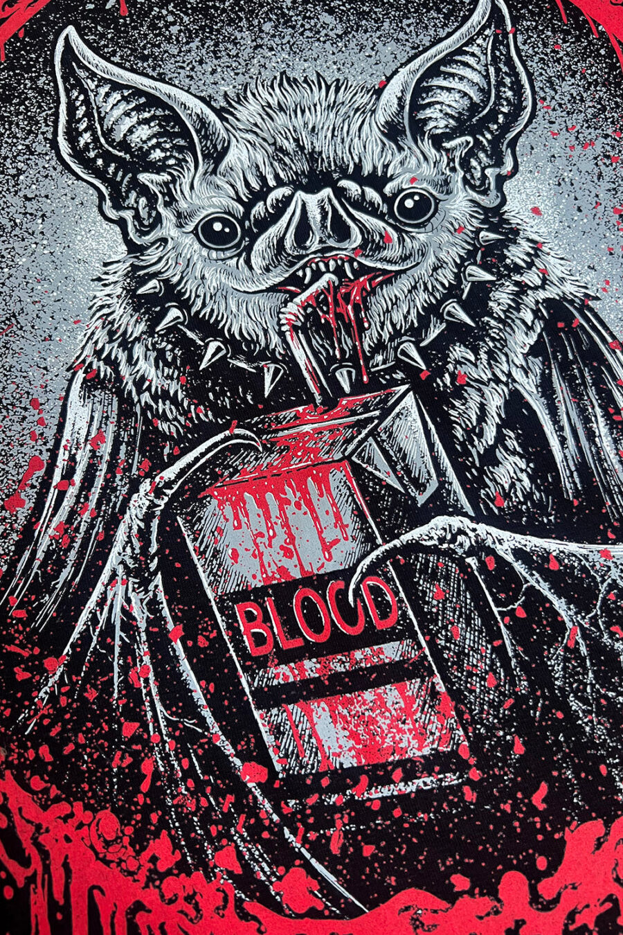 Bat Blood Snack Time Sweatshirt