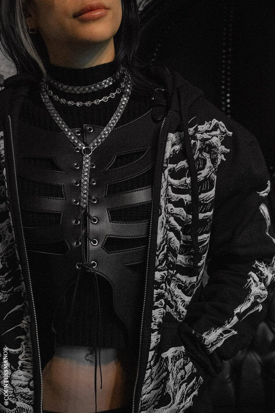 Dead Inside Skeleton Hoodie