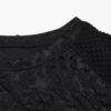 Dead Silence Distressed Long Sleeve Top