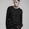 Dead Silence Distressed Long Sleeve Top