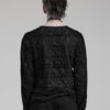 Dead Silence Distressed Long Sleeve Top