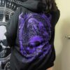 Death Raven Hoodie w/ Crow Sleeves [PURPLE]