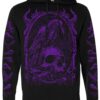 Death Raven Hoodie w/ Crow Sleeves [PURPLE]
