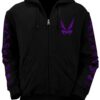 Death Raven Hoodie w/ Crow Sleeves [PURPLE]