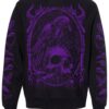 Death Raven Sweatshirt w/ Crow Sleeves [PURPLE]