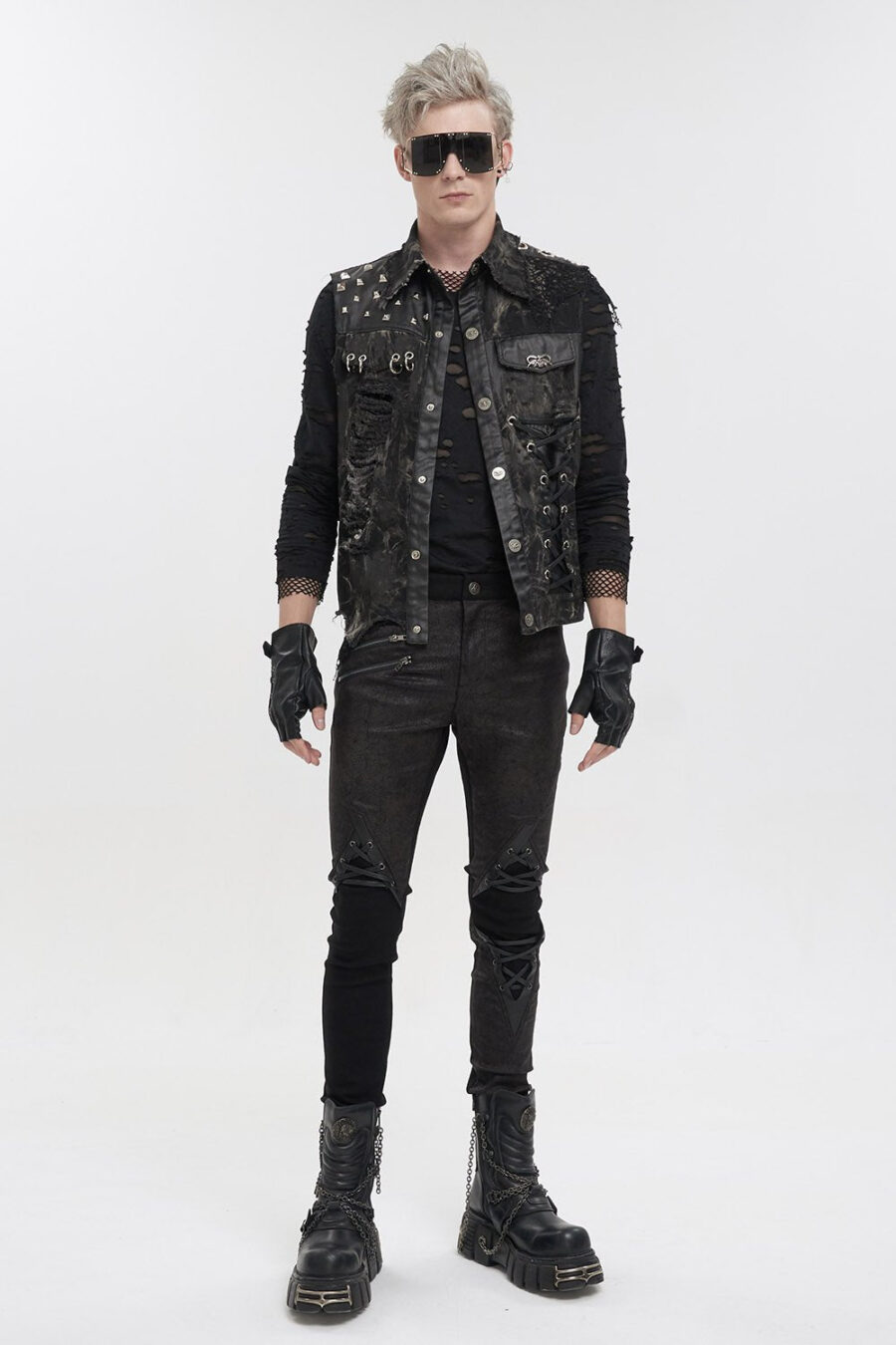 Death Rider Distressed Vest