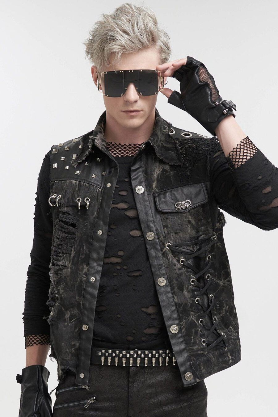 Death Rider Distressed Vest