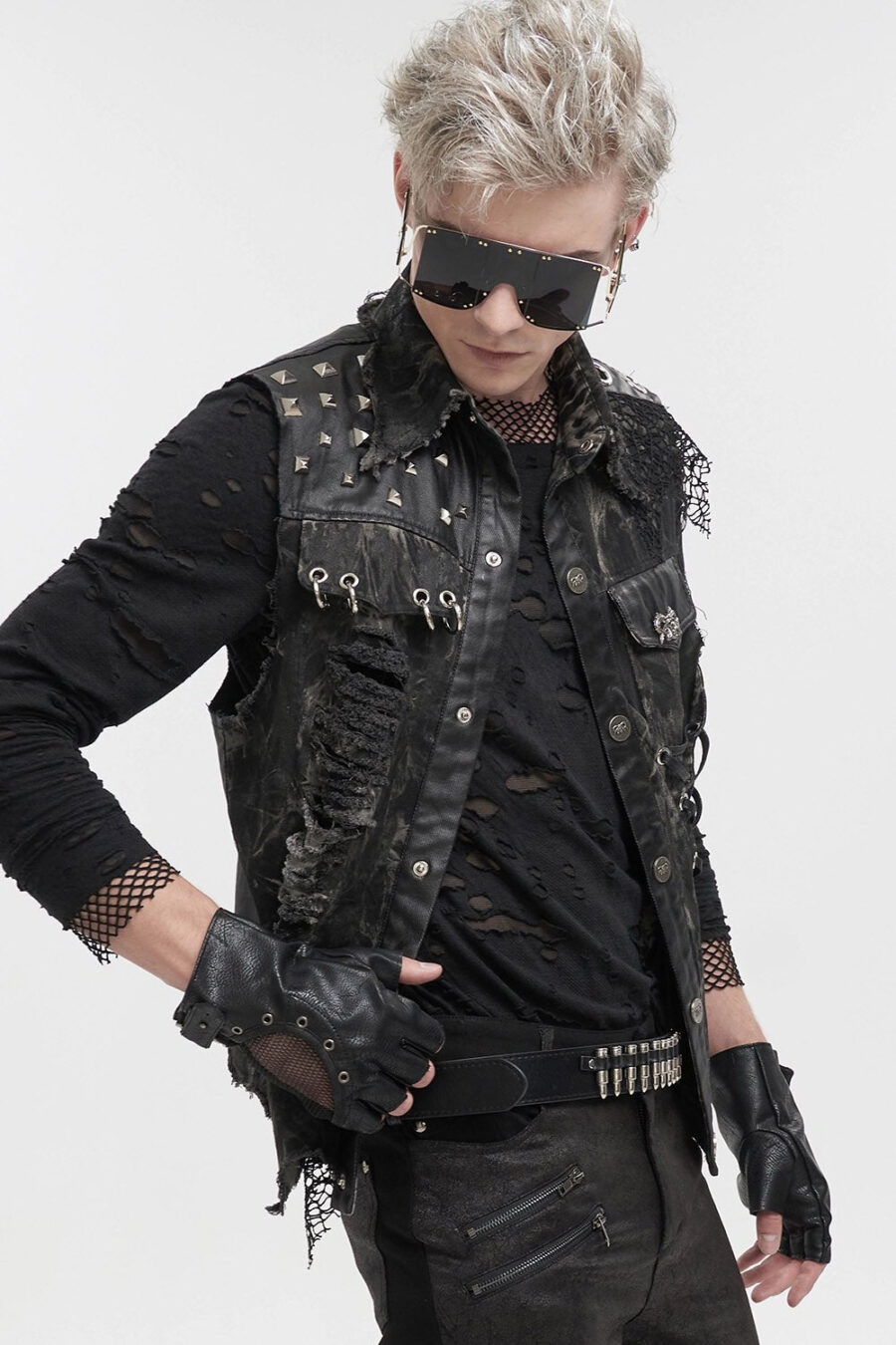 Death Rider Distressed Vest