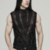 Deathweb Distressed Mesh Tank Top
