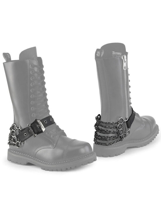 Demonia Chain Boot Harness [PAIR]