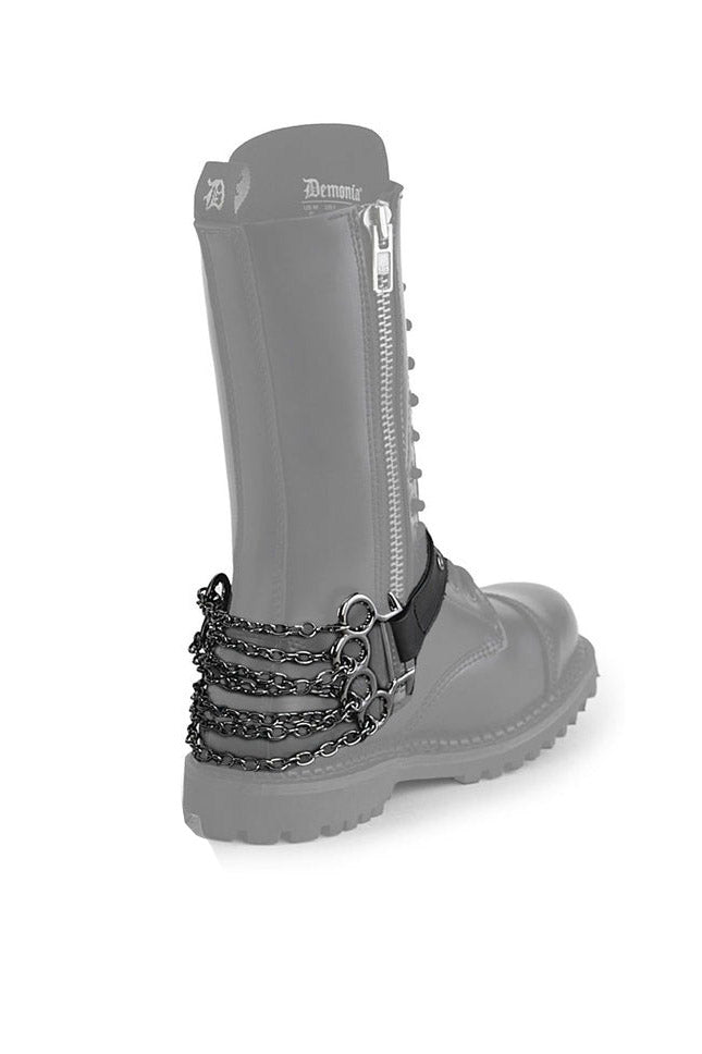 Demonia Chain Boot Harness [PAIR]