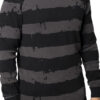 Destroyer Stripe Gray Sweater