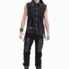 Deathrock Pierced Punk Vest
