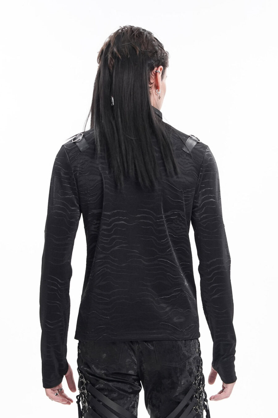 Cyber Punk Turtleneck Top