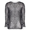Doom Metal Shredded Sweater Top [Unisex]