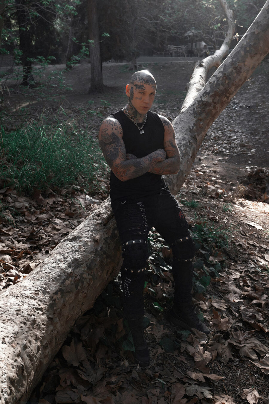 Annihilate Safety Pin Studded Pants