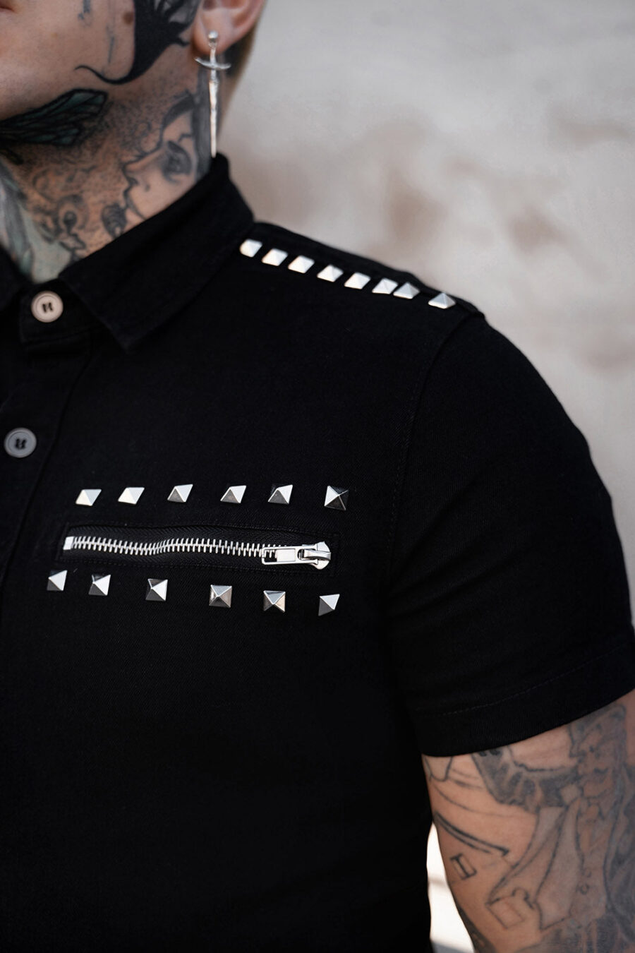 Shallow Grave Studded Shirt