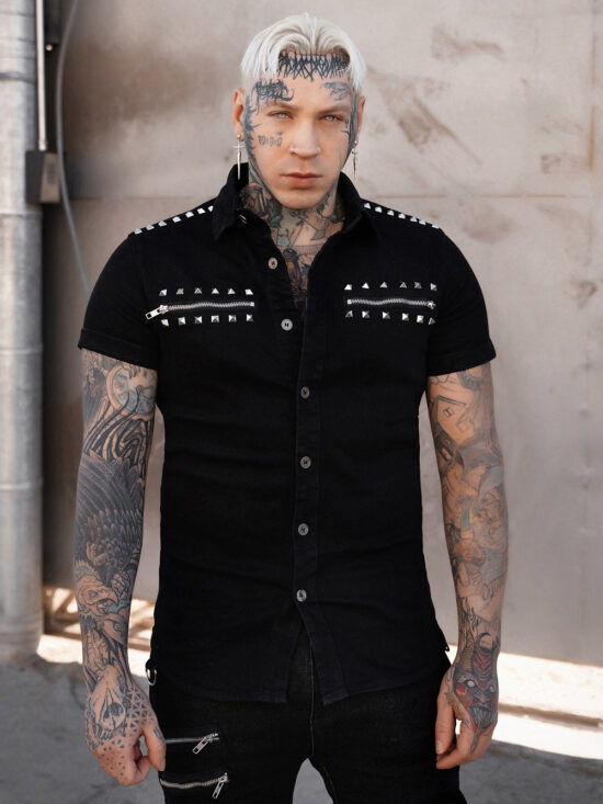 Shallow Grave Studded Shirt