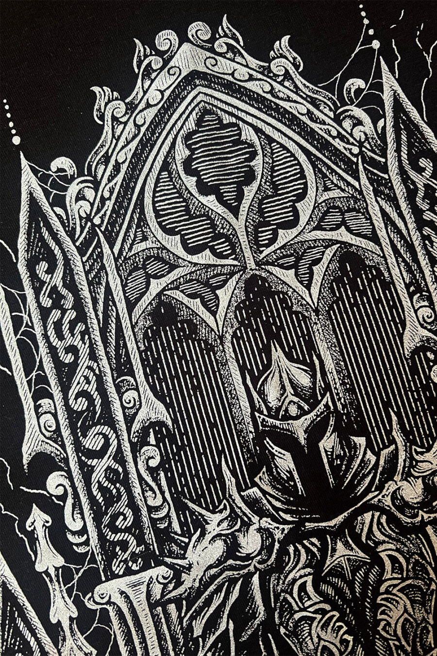 Medieval Knight Sweatshirt [Metallic Silver]